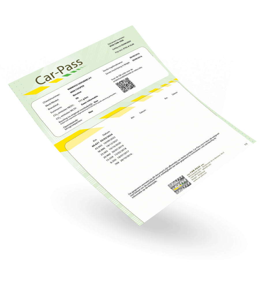 carpass voor eurnorm auto