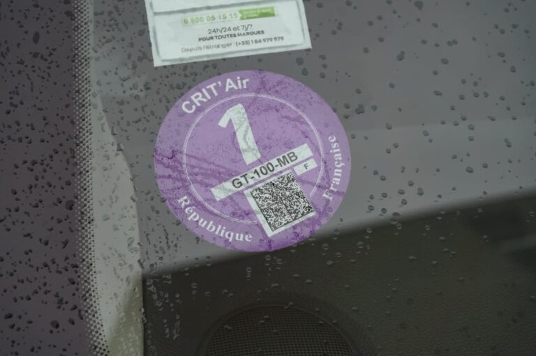 Vignette Crit Air France : expliquées pour les conducteurs belges