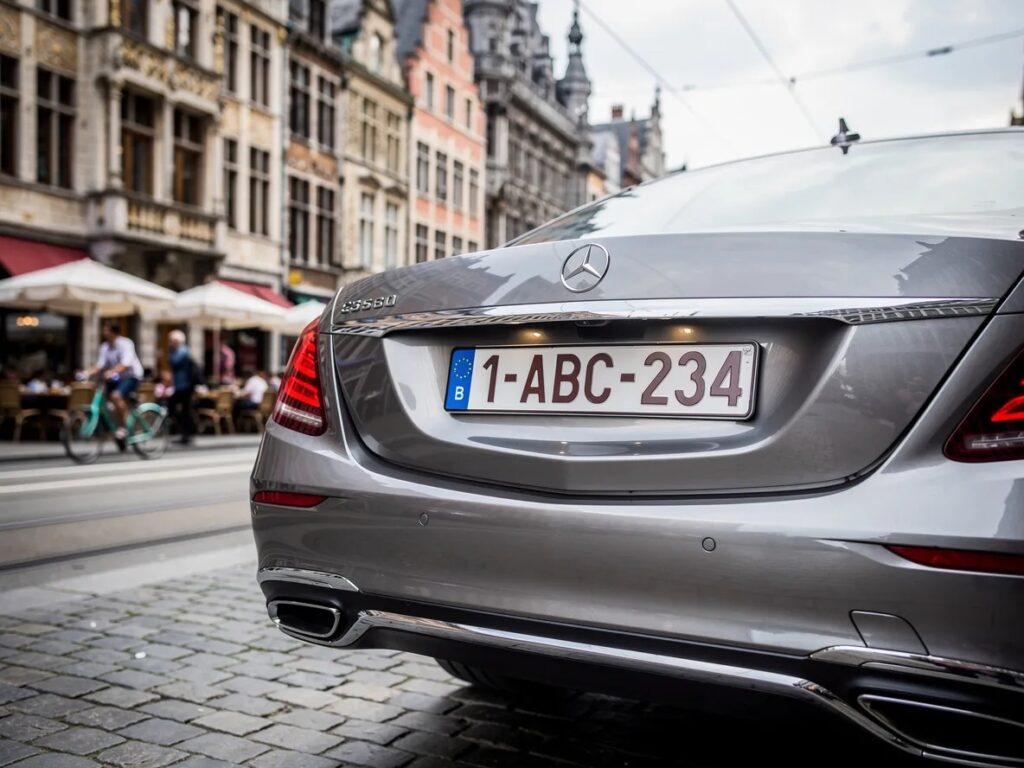 plaque d'immatriculation